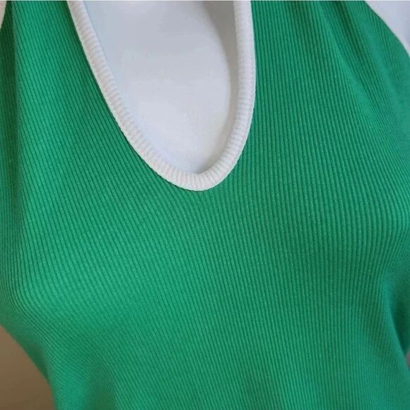 Wild Fable halter bodycon dress ladies green - Picture 3 of 5